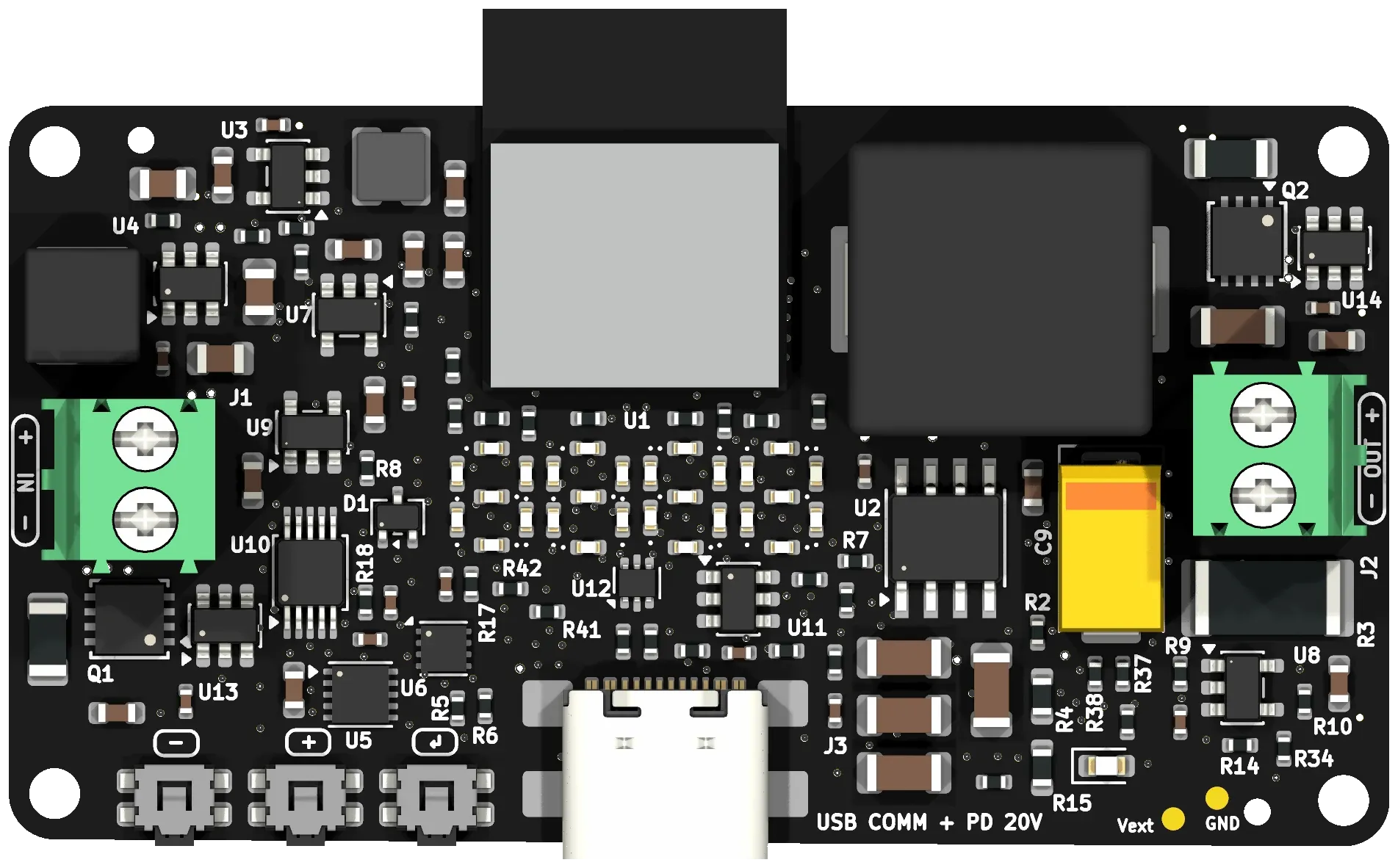 QuickVolt board, top view